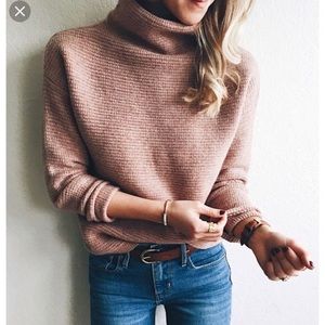 Madewell mock turtle neck